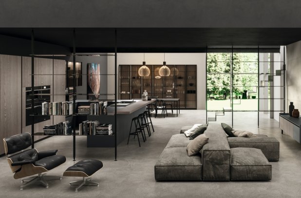 AK 04 by Arrital - ak project, cabinets, contemporary kitchen, italian, modern design, kitchen Chicago, arrital, dining furniture, urban interior, arrital cabinets chicago