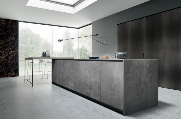 Moka by Pedini - minimalistic kitchen, modern kitchen, european kitchen, Pedini, chicago kitchen cabinets, Moka, italian kitchen, modern european kitchen