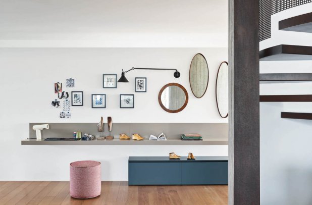 Eclectic Residence by Novamobili - italian modular entertainment system, modern media walls