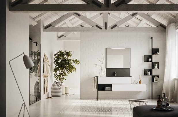 Dress by Artesi - contemporary bath, Chicago furniture, Italian bath, bathroom furniture, modern interior, bathroom design