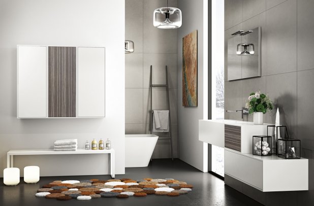 Cubik by GB Group - bathroom armoire, , bathroom decor, bathroom mirrors, Cubik, bathroom cabinets, bathroom accessories, bathroom vanities, bathroom tile