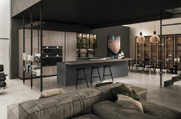 AK 04 by Arrital - arrital cabinets chicago, ak project, arrital, kitchen Chicago, modern design, italian, cabinets, dining furniture, urban interior, contemporary kitchen