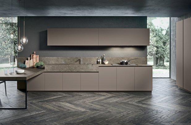 Moka by Pedini - Pedini, chicago kitchen cabinets, modern kitchen, Moka, italian kitchen, minimalistic kitchen, modern european kitchen, european kitchen