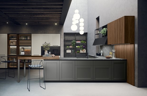 Talia by Miton - italian, modern design, kitchen cabinets, wooden kitchen, black kitchen, modern kitchen, urban interior, minimalistic kitchen, Talia by Miton, kitchen Chicago, contemporary kitchen, european kitchen, Miton Chicago, custom kitchen cabinets, dining furniture, Miton cabinets chicago