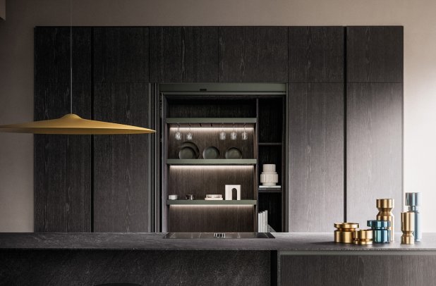 Materika by Pedini - urban interior, italian, kitchen Chicago, european kitchen, modern design, dining furniture, minimalistic kitchen, pedini cabinets chicago, custom kitchen cabinets, Materika by Pedini, modern kitchen, kitchen cabinets, contemporary kitchen
