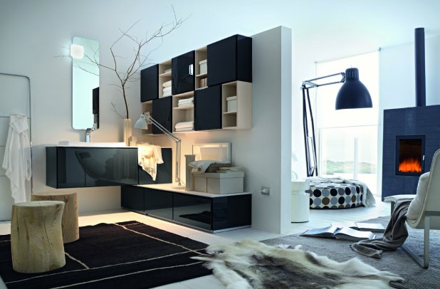 Suede by Cerasa - bathroom bidet, Suede bathroom, urban interior, shower, modern bathroom, bathroom chandeliers, Chicago furniture, , bathroom doors, bathroom ensembles, deep bath