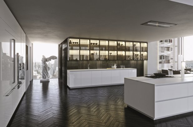 AK Project in White High Gloss Tecnlox by Arrital - ak project, italian, dining furniture, chicago italian cabinets, contemporary kitchen, kitchen Chicago, arrital cabinets chicago, modern kitchen cabinets, arrital, urban interior, modern design