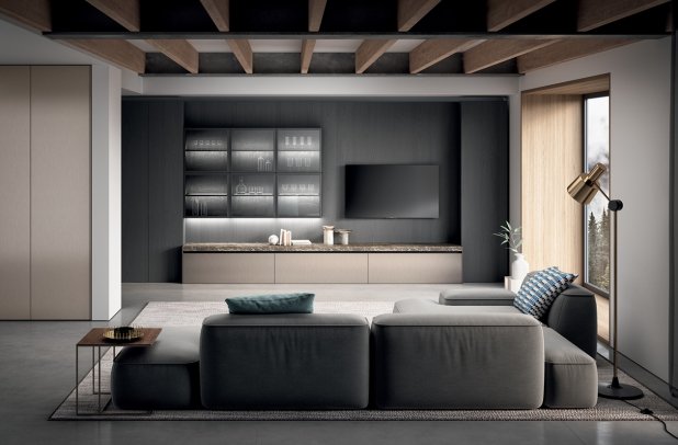 Bluna by Binova - urban interior, contemporary kitchen, modern design, dining furniture, kitchen cabinets, italian, custom kitchen cabinets, Bluna by Binova, modern kitchen, minimalistic kitchen, kitchen Chicago, wooden kitchen, european kitchen, Binova cabinets chicago, black kitchen