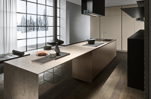 Moka by Pedini - chicago kitchen cabinets, modern european kitchen, european kitchen, Pedini, modern kitchen, Moka, italian kitchen, minimalistic kitchen