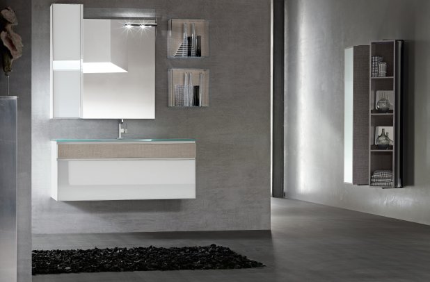 Onyx by Artesi - Onyx bathroom, bathroom mirror, Chicago bath, modern bathroom, Italian furniture, clean design, bathroom furniture