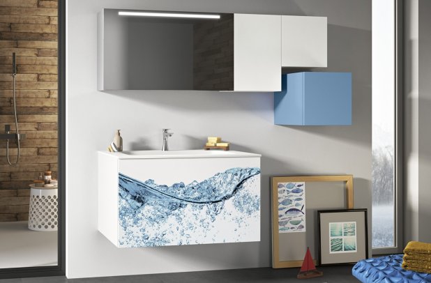 Moon by GB Group - bathroom chandeliers, bathroom bidet, bathroom cabinets, bathroom mirrors, bathroom armoire, Moon, bathroom accessories, bathroom bench, bathroom tile, bathroom decor, bathroom ensembles, bathroom doors, bathroom vanities, 