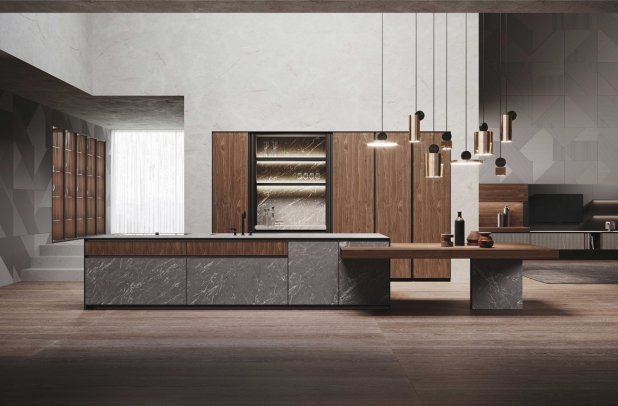 Avola by Binova - contemporary kitchen, european kitchen, black kitchen, dining furniture, wooden kitchen, minimalistic kitchen, modern design, Binova cabinets chicago, italian, Avola by Binova, kitchen cabinets, urban interior, modern kitchen, kitchen Chicago, custom kitchen cabinets