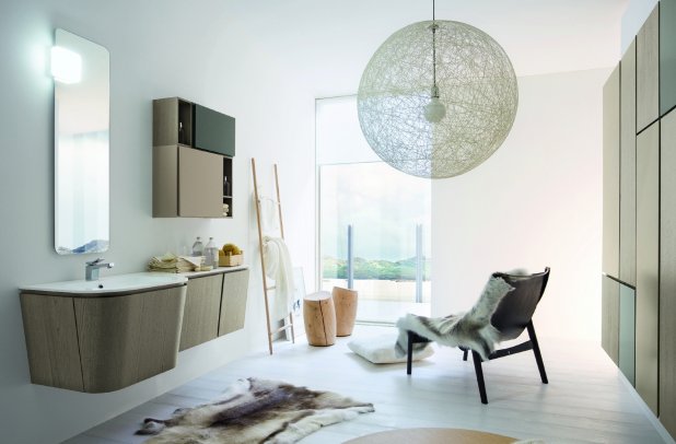 Suede by Cerasa - Suede bathroom, bathroom ensembles, urban interior, Chicago furniture, bathroom chandeliers, bathroom bidet, , deep bath, modern bathroom, shower, bathroom doors