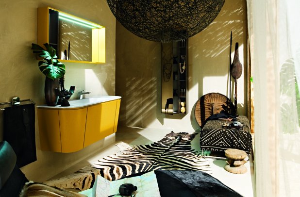 Suede by Cerasa - urban interior, deep bath, Suede bathroom, shower, , bathroom doors, bathroom chandeliers, bathroom ensembles, Chicago furniture, modern bathroom, bathroom bidet