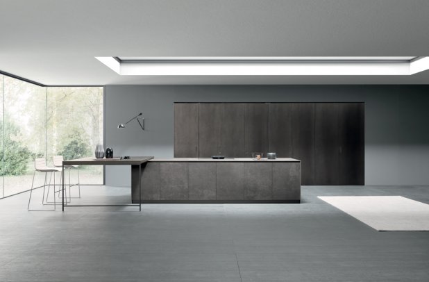 Moka by Pedini - european kitchen, minimalistic kitchen, modern kitchen, chicago kitchen cabinets, Moka, Pedini, italian kitchen, modern european kitchen