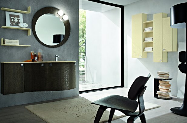 Play by Cerasa - , bathroom d????cor, bathroom mirrors, bathroom armoire, bathroom accessories, bathroom tile, Italian bathroom, modern interior, bathroom bench, Play bathroom, contemporary bathroom