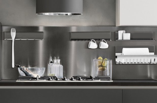 Magnetika Kitchen System by Ronda Design - ronda, magnetika cucine, accessories, magnetika system, magnetika kitchen