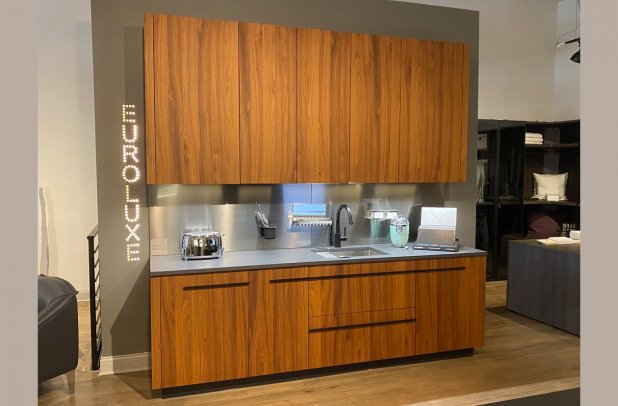 Miton Walnut Veneer Kitchen by Miton - 