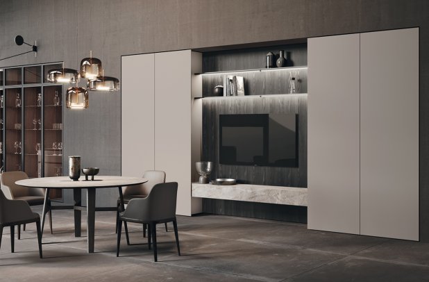 Mantis by Binova - minimalistic kitchen, kitchen Chicago, black kitchen, Binova cabinets chicago, urban interior, european kitchen, modern kitchen, dining furniture, kitchen cabinets, wooden kitchen, italian, modern design, contemporary kitchen, Mantis by Binova, custom kitchen cabinets