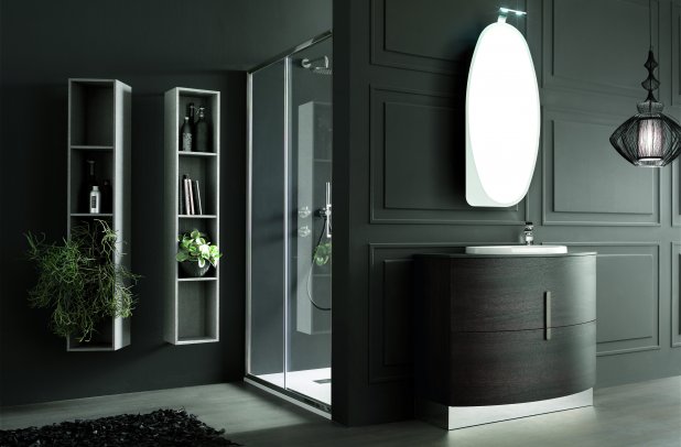 Topazio by Artesi - white bathroom, modern bath, Italian furniture, cabinets, bathroom interior, Topazio, bathroom furniture