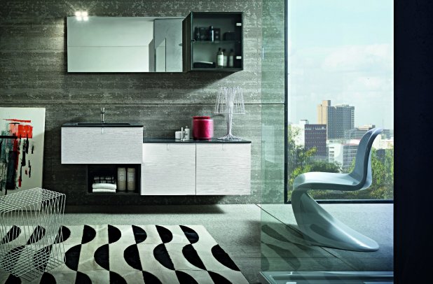 Play by Cerasa - bathroom armoire, , bathroom mirrors, bathroom bench, bathroom accessories, Play bathroom, bathroom d????cor, modern interior, bathroom tile, contemporary bathroom, Italian bathroom